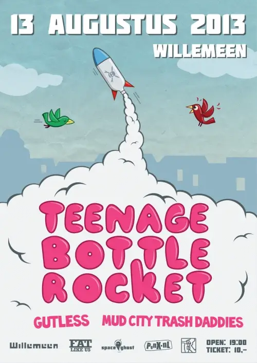 Teenage Bottlerocket in Arnhem tonight!